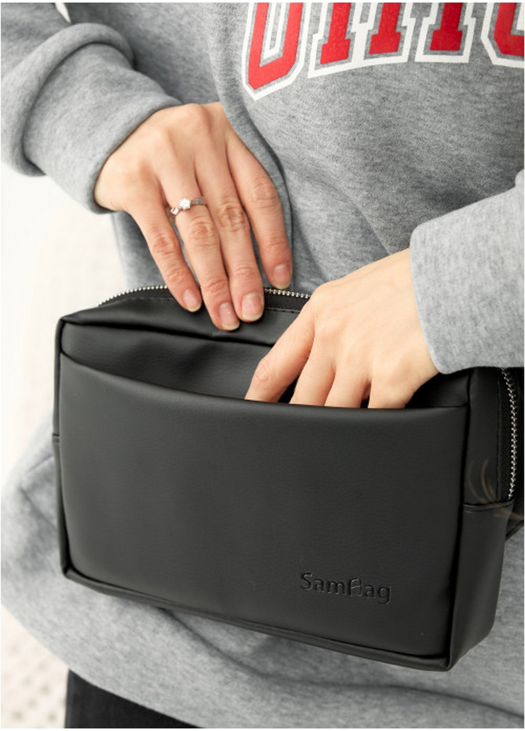 Жіноча сумка 24х16х6 см Sambag (275074608)