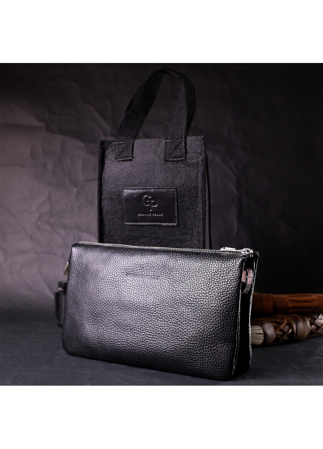 Жіноча шкіряна сумка 26х15,5х3 см Grande Pelle (275073818)