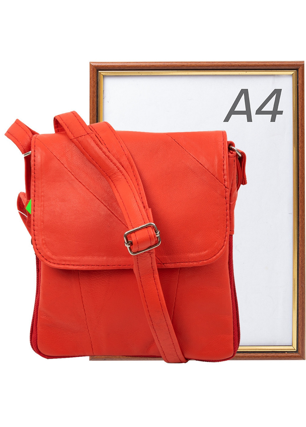 Жіноча шкіряна сумка 16,5х18х2,5 см TuNoNa (275073969)