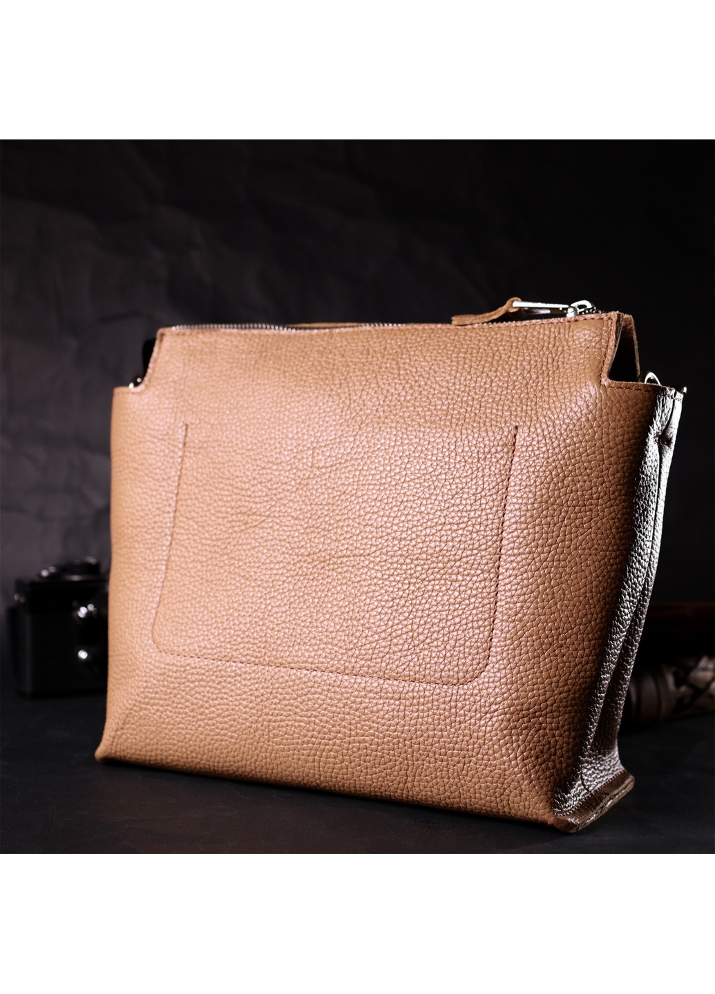 Жіноча шкіряна сумка 26х22х13 см Grande Pelle (275074839)