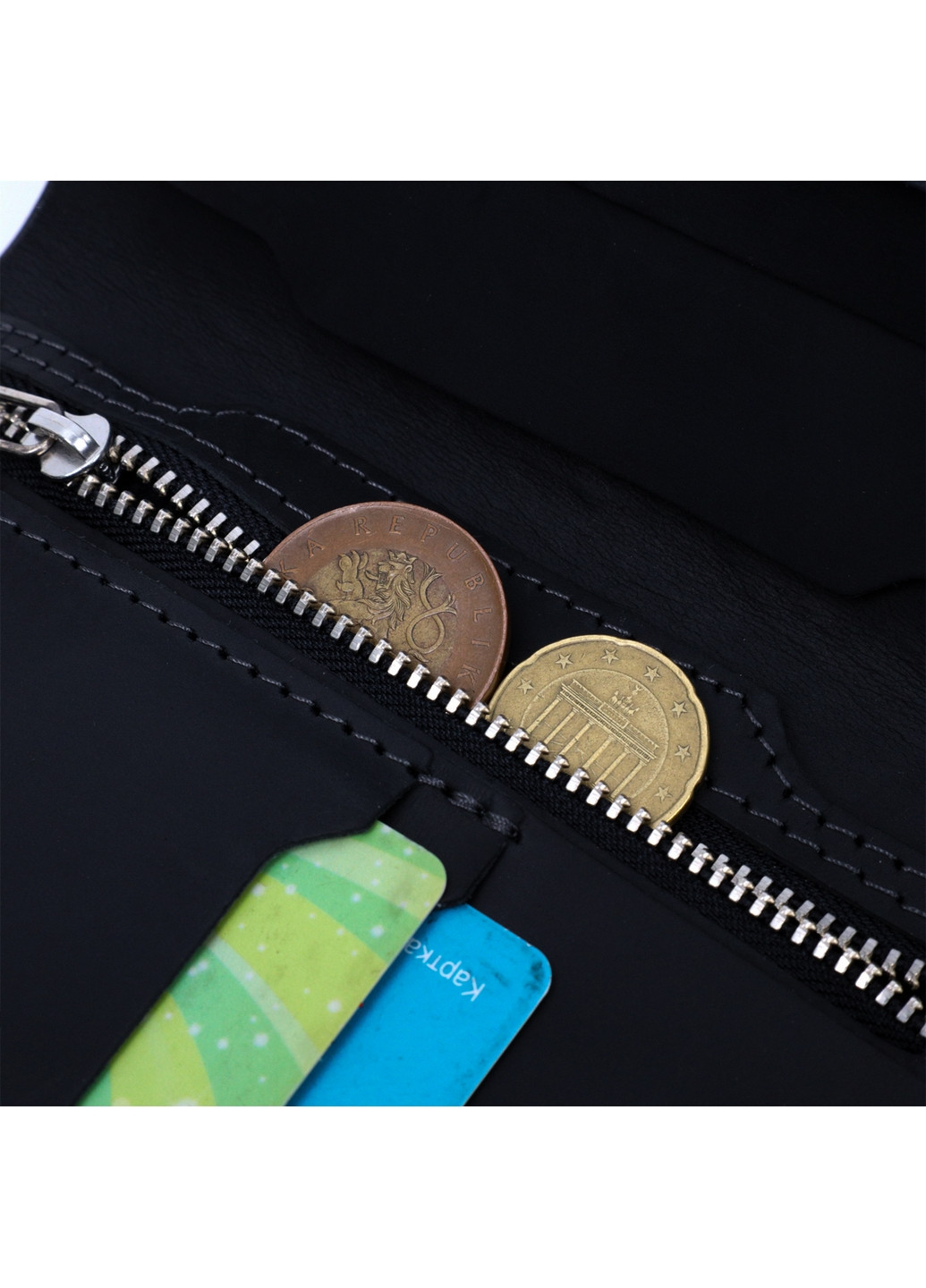 Мужской кожаный кошелек 12х14,5х1 см Grande Pelle (275074855)