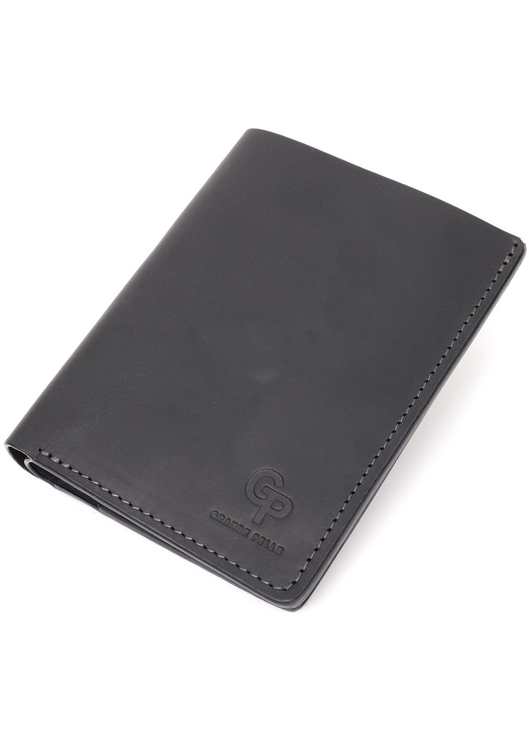 Мужской кожаный кошелек 12х14,5х1 см Grande Pelle (275074855)