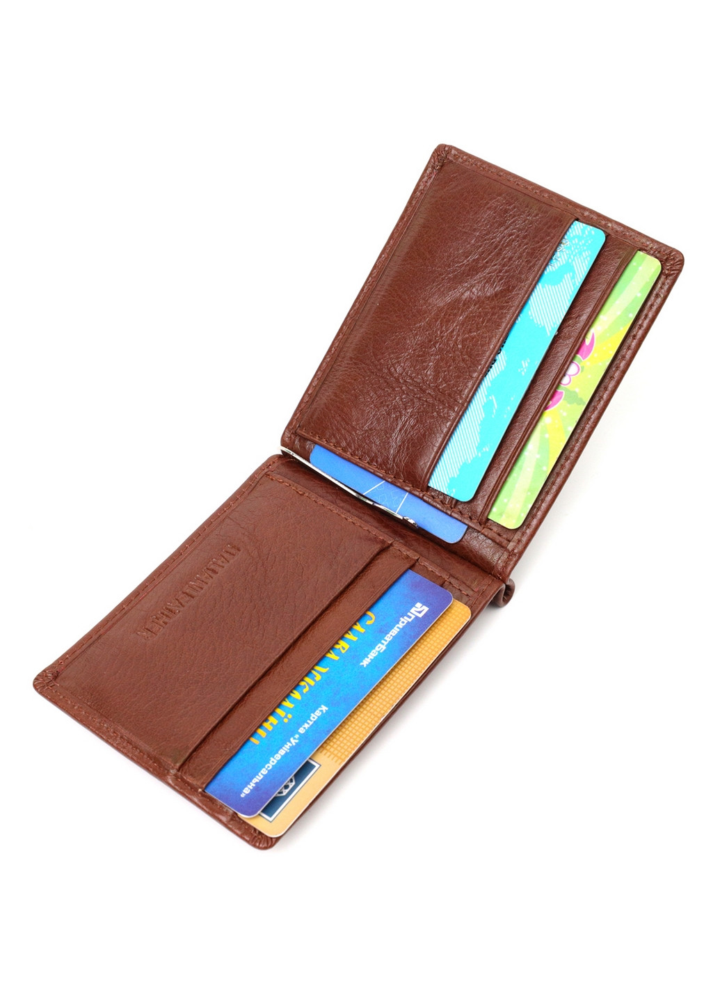 Мужской кожаный кошелек 11,5х8х1 см st leather (275073034)