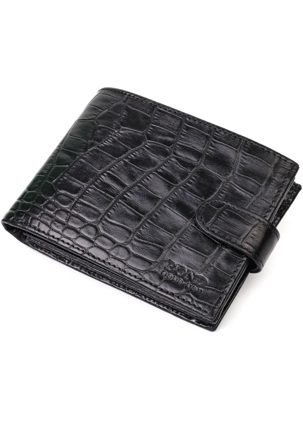 Чоловічий шкіряний гаманець 12,5х9,2х2 см Bond (275074340)