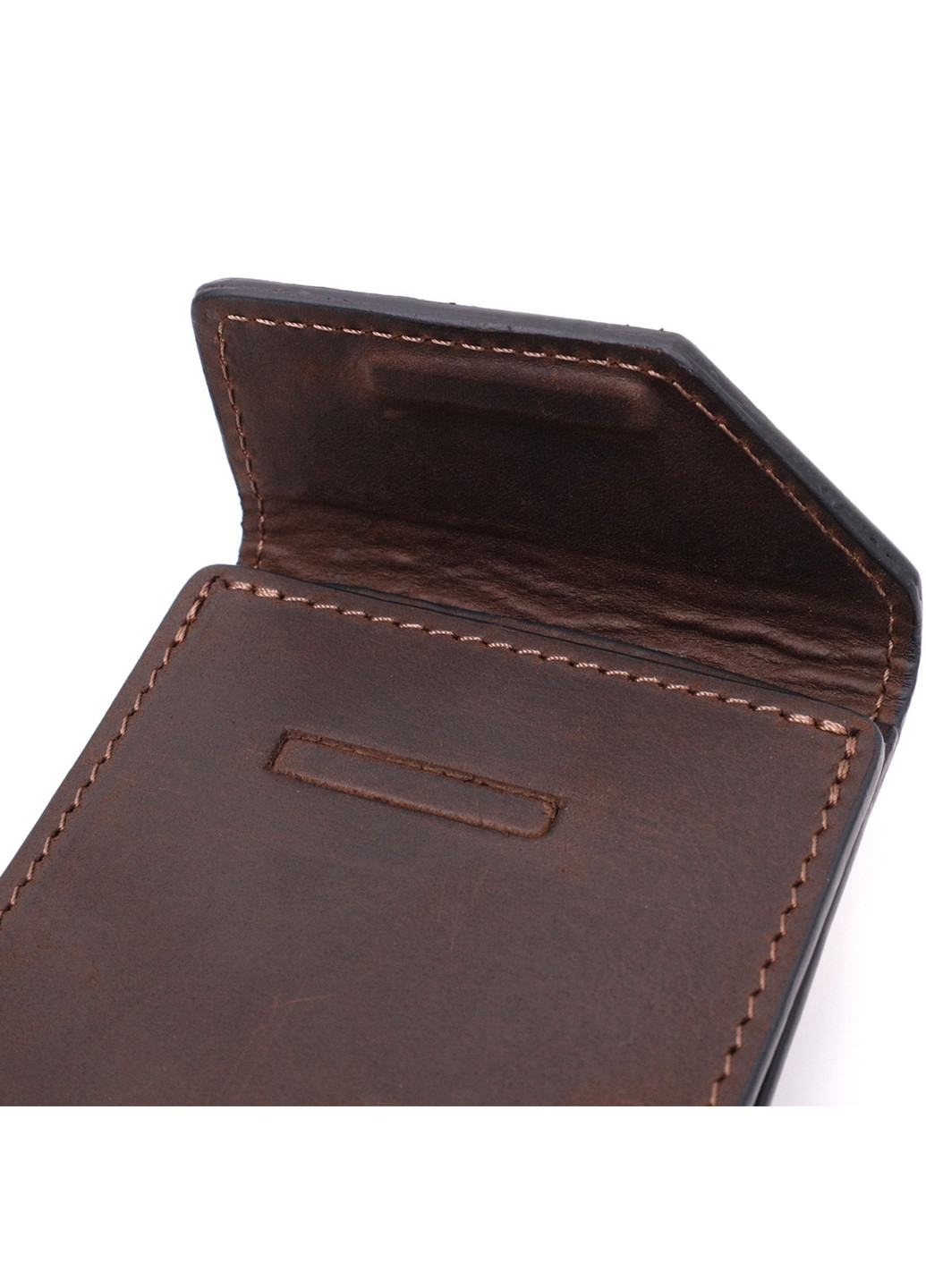 Чоловічий шкіряний гаманець 10х8х0,5 см Grande Pelle (275073841)