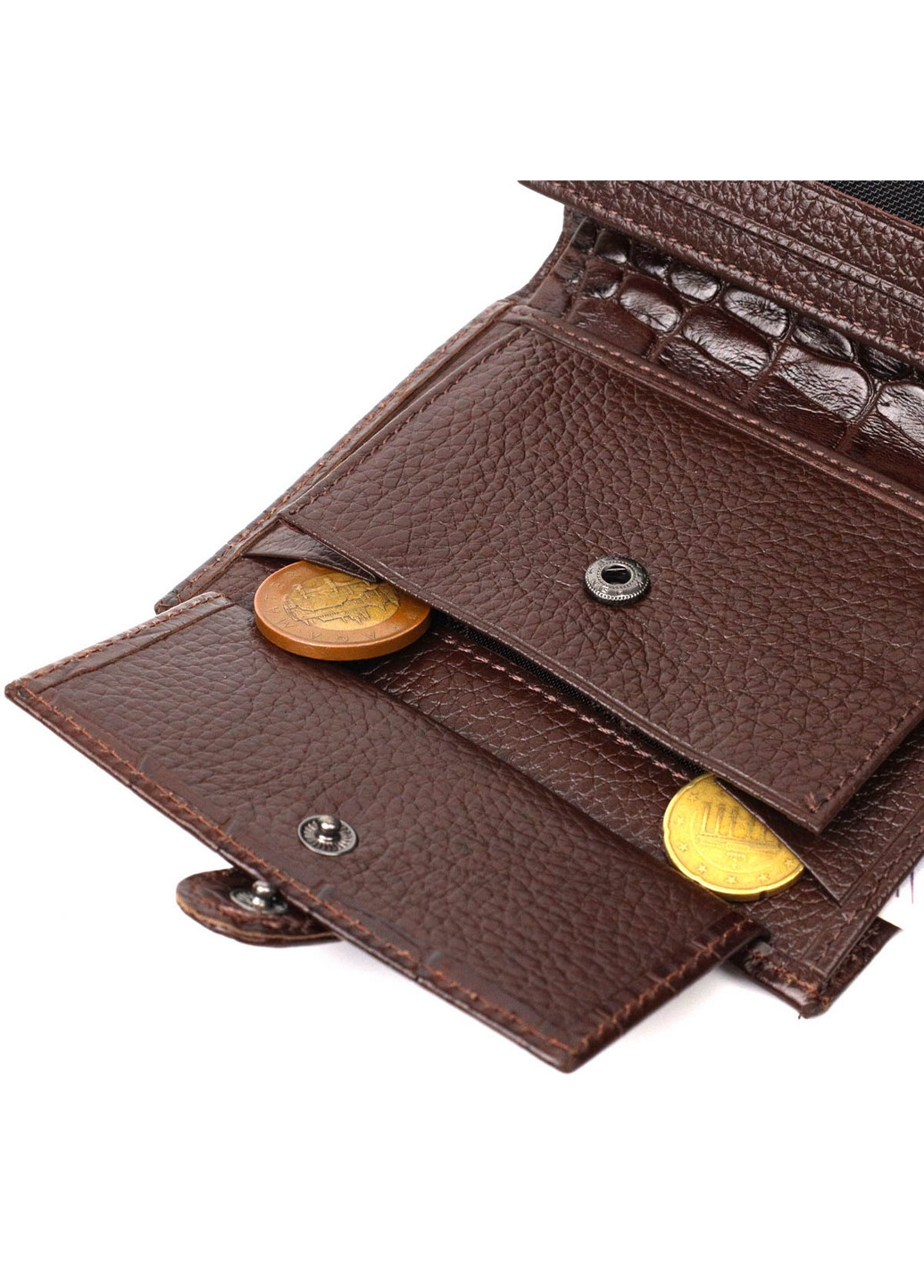 Мужской кожаный кошелек 9,7х12,7х2 см Bond (275072329)