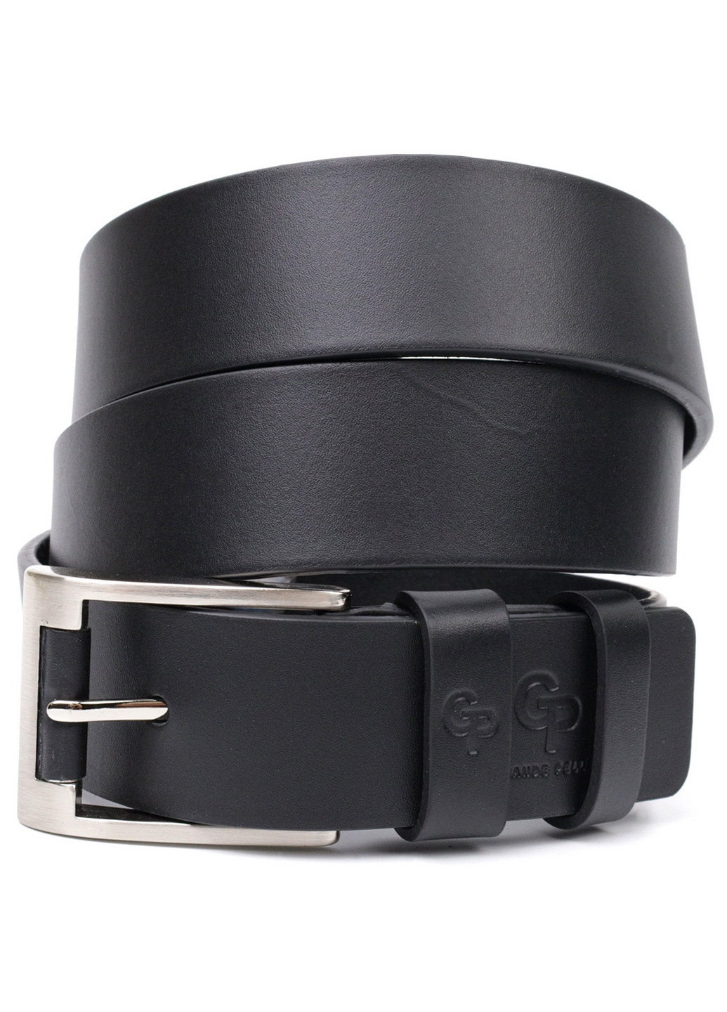 Чоловічий шкіряний ремінь 3,8х120 см Grande Pelle (275073822)