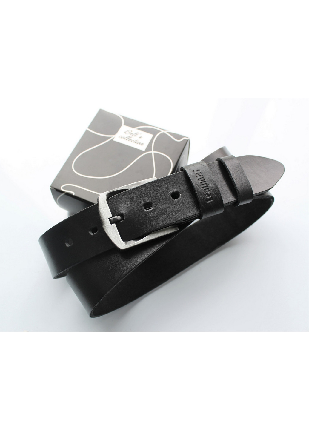 Чоловічий шкіряний ремінь 110-135 см LeathART (275074061)