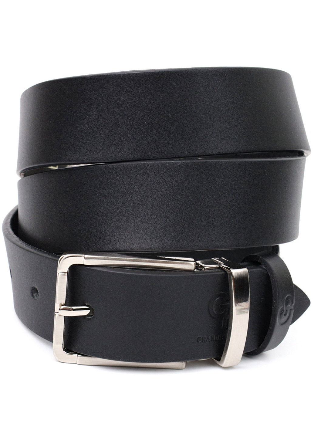 Мужской кожаный ремень 3,4х120 см Grande Pelle (275073823)