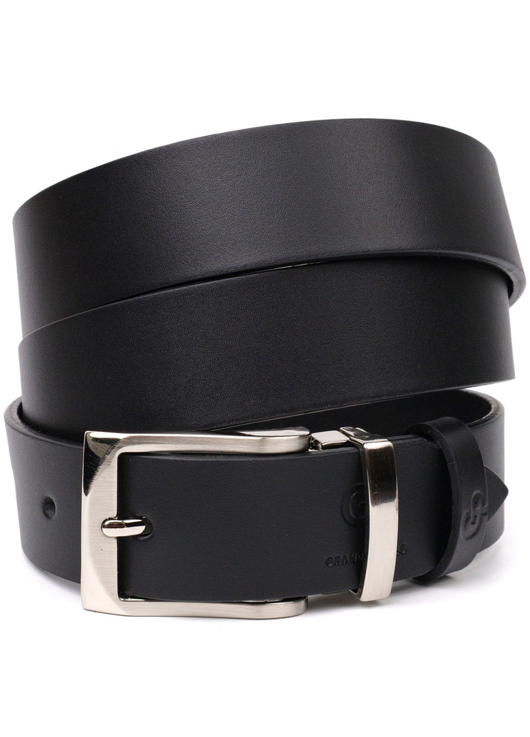 Мужской кожаный ремень 3,4х120 см Grande Pelle (275073819)