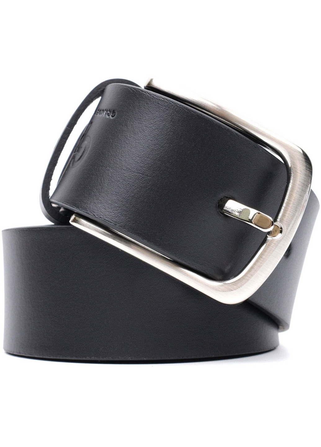 Чоловічий шкіряний ремінь 3,8х120 см Grande Pelle (275073831)