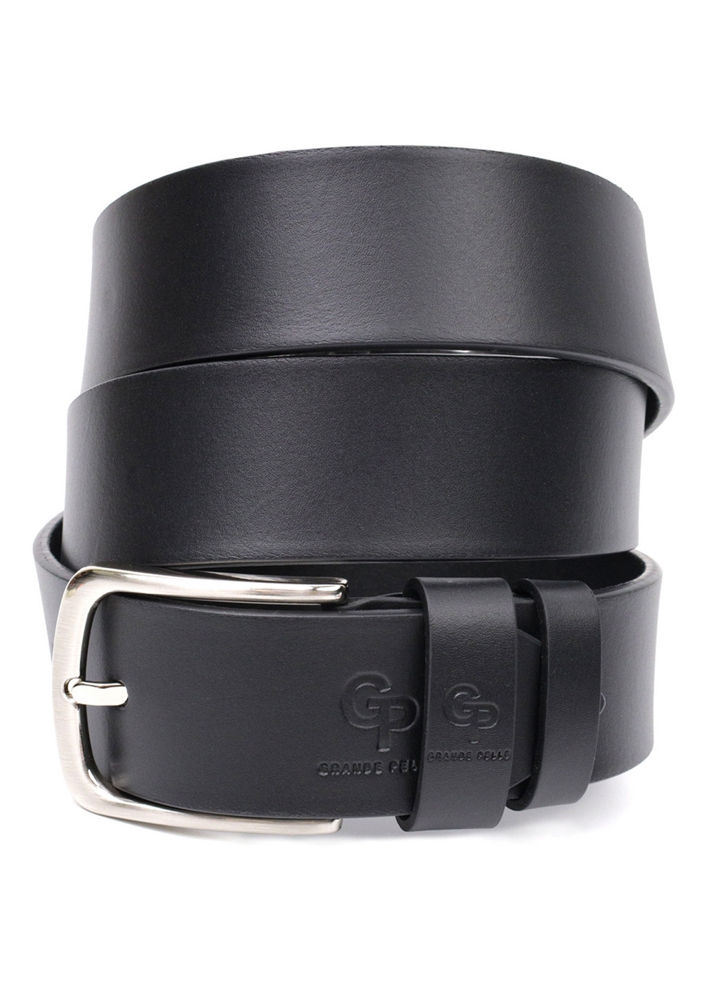 Чоловічий шкіряний ремінь 3,8х120 см Grande Pelle (275073831)