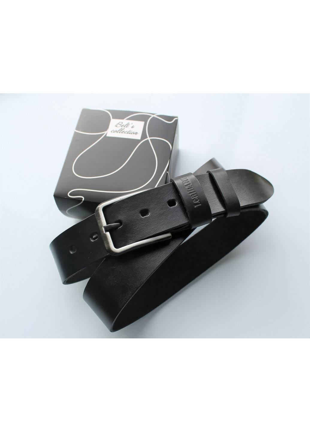 Мужской кожаный ремень 110-135 см LeathART (275075080)