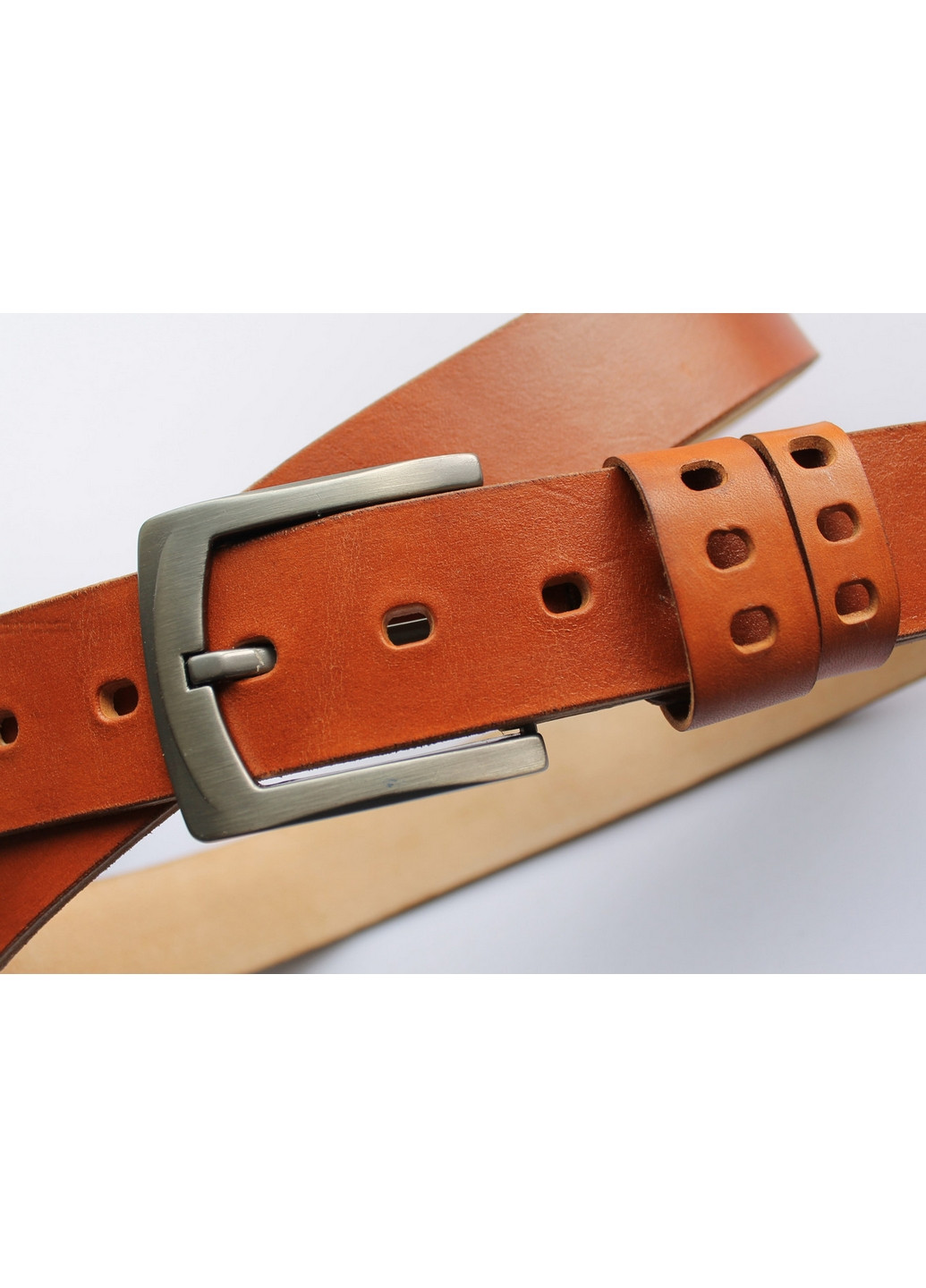 Мужской кожаный ремень 110-130 см LeathART (275074079)