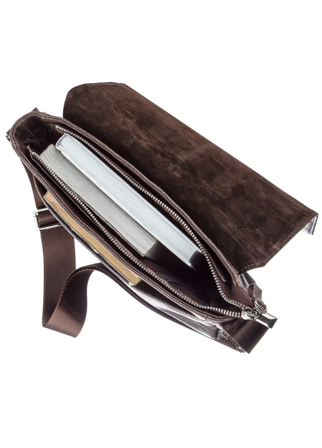 Чоловіча шкіряна сумка 24х25х8 см Shvigel (275072941)