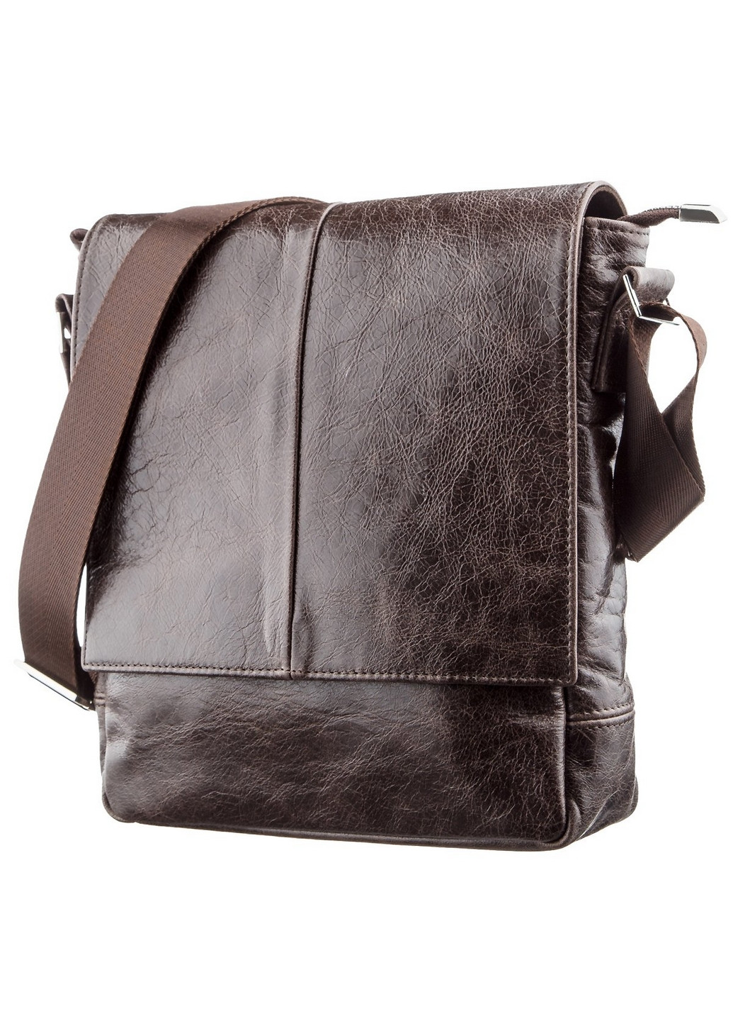 Чоловіча шкіряна сумка 24х25х8 см Shvigel (275072941)