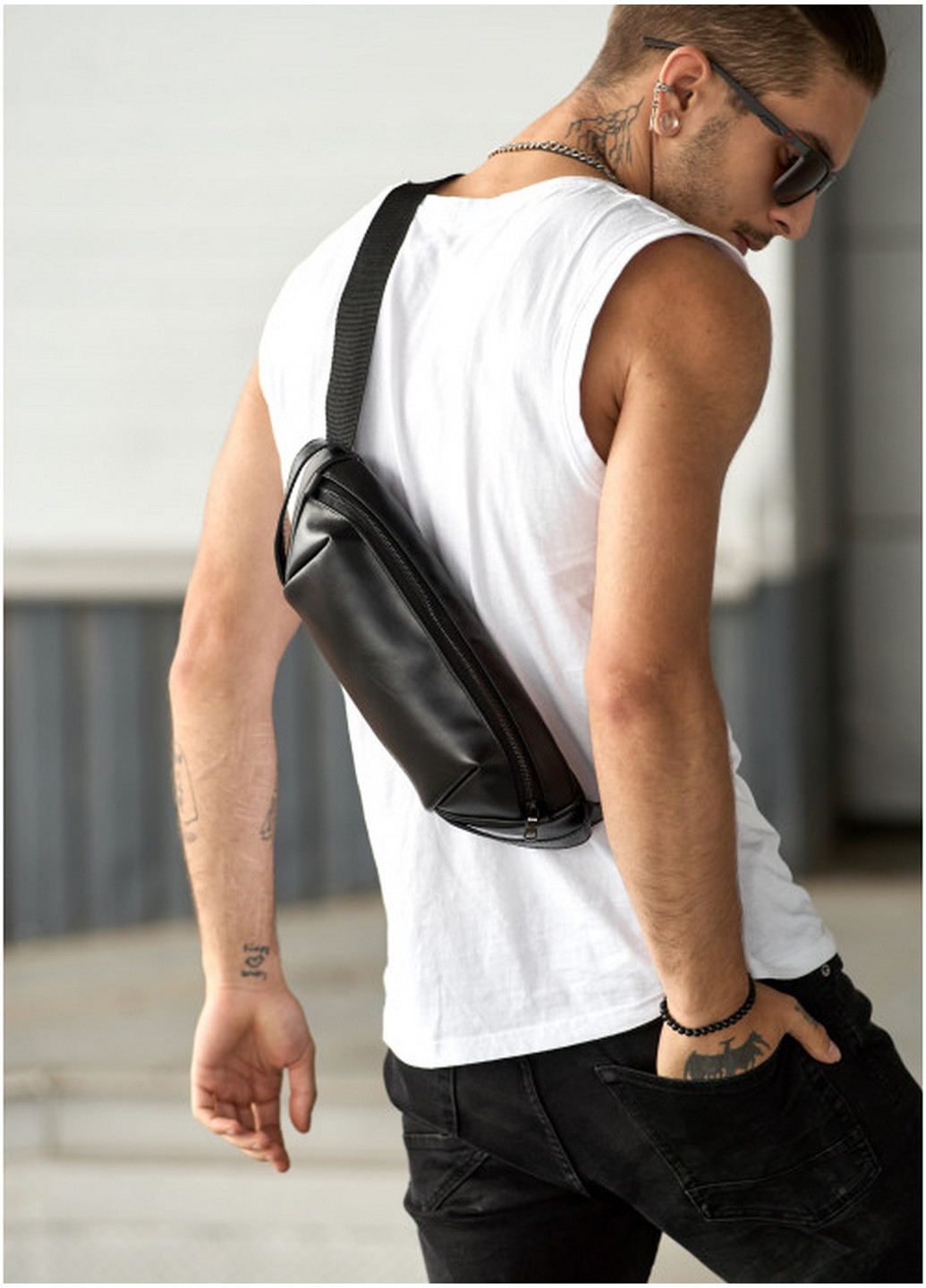 Чоловіча сумка 36х14х4хх см Sambag (275074592)