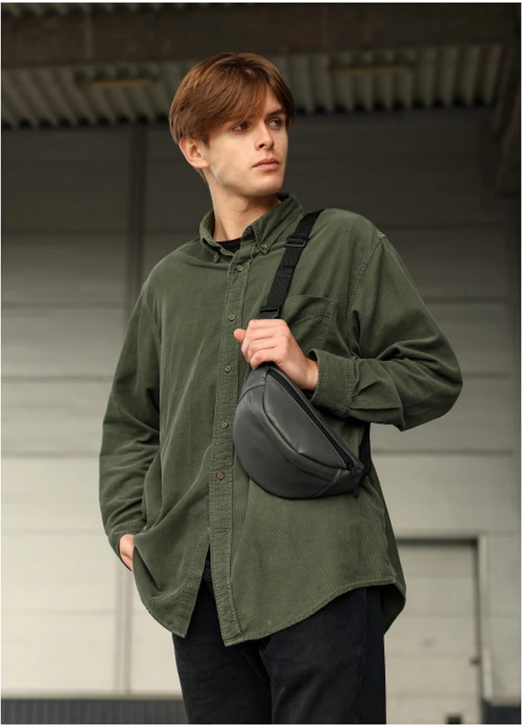 Чоловіча сумка 24х15х8 см Sambag (275074644)