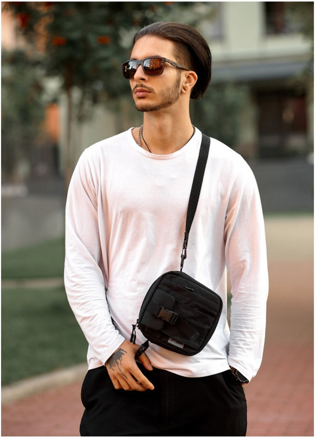 Чоловіча сумка 17х17х6 см Sambag (275074618)