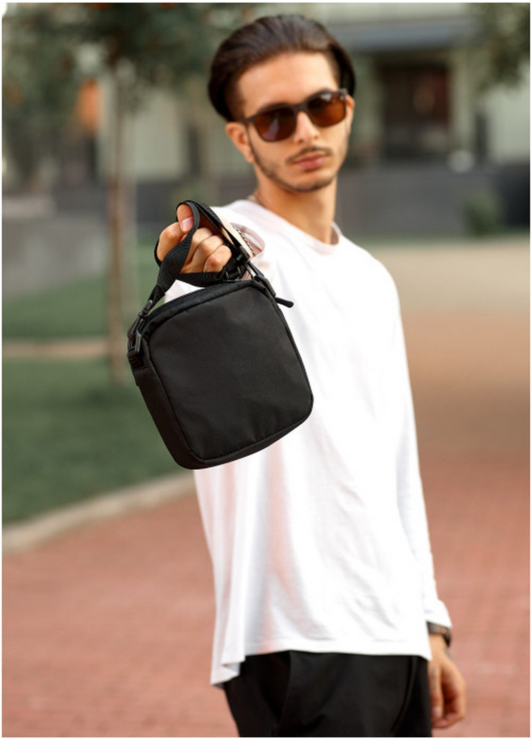 Чоловіча сумка 17х17х6 см Sambag (275074618)