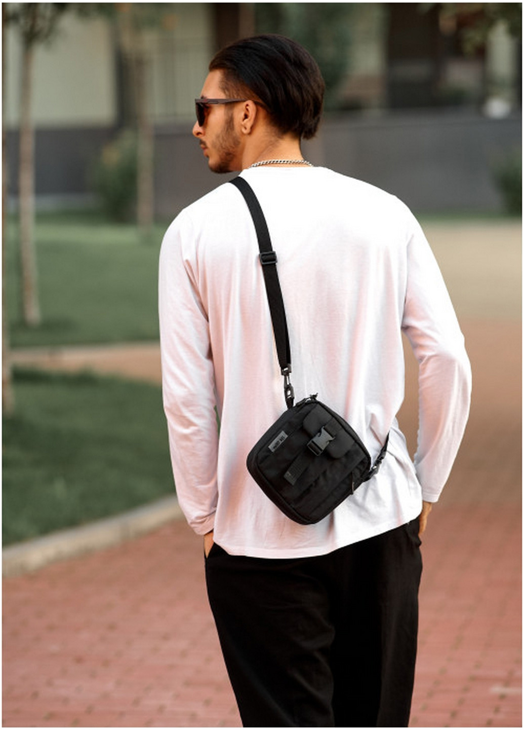 Чоловіча сумка 17х17х6 см Sambag (275074618)