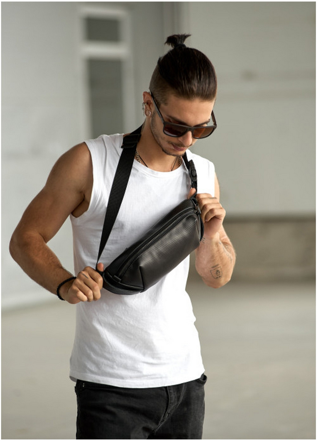 Чоловіча сумка 36х14х4хх см Sambag (275073795)