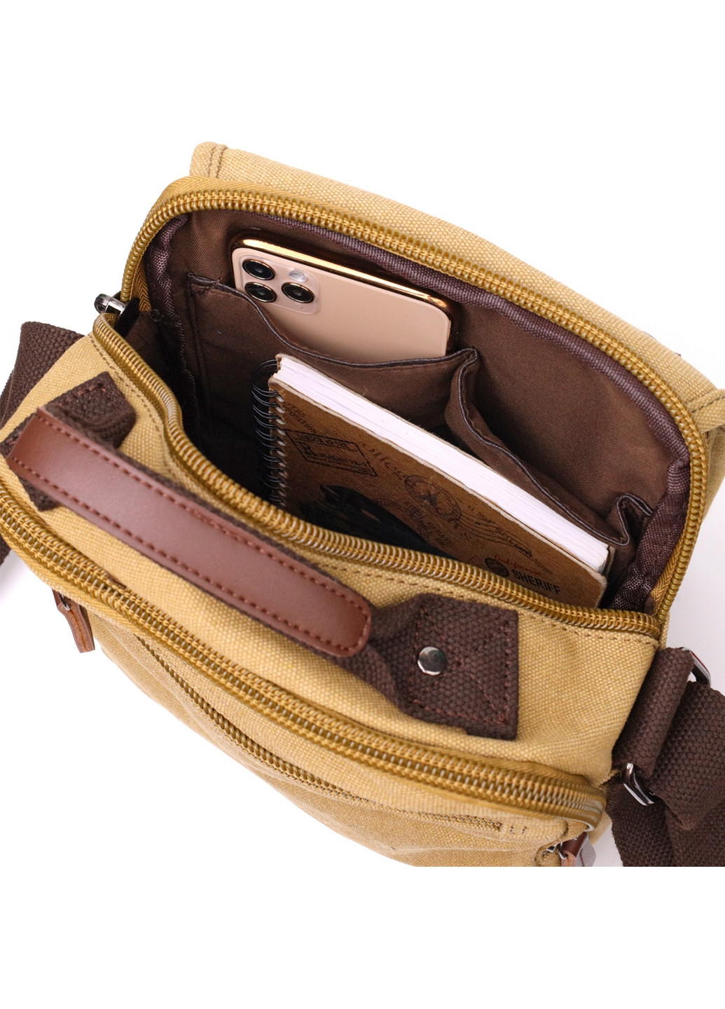 Чоловіча сумка 21х24,5х10 см Vintage (275072403)