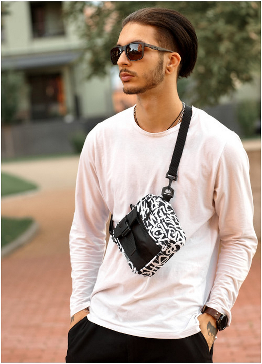 Чоловіча сумка 17х17х6 см Sambag (275074599)