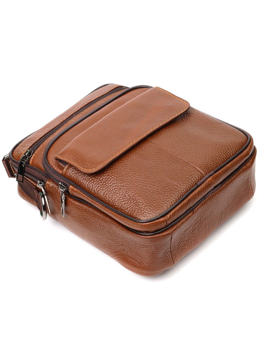Чоловіча шкіряна сумка 19,5х24х4,5 см Vintage (275074425)