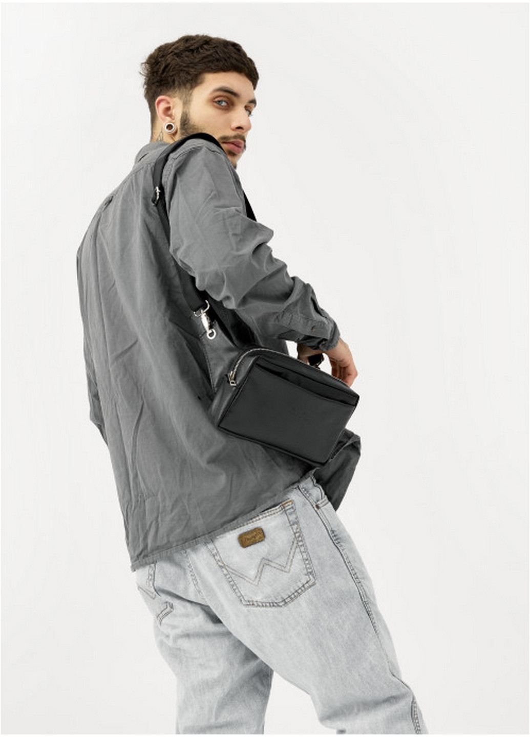 Чоловіча сумка 24х16х6 см Sambag (275073850)