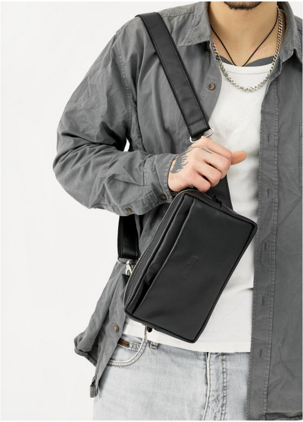 Чоловіча сумка 24х16х6 см Sambag (275073850)