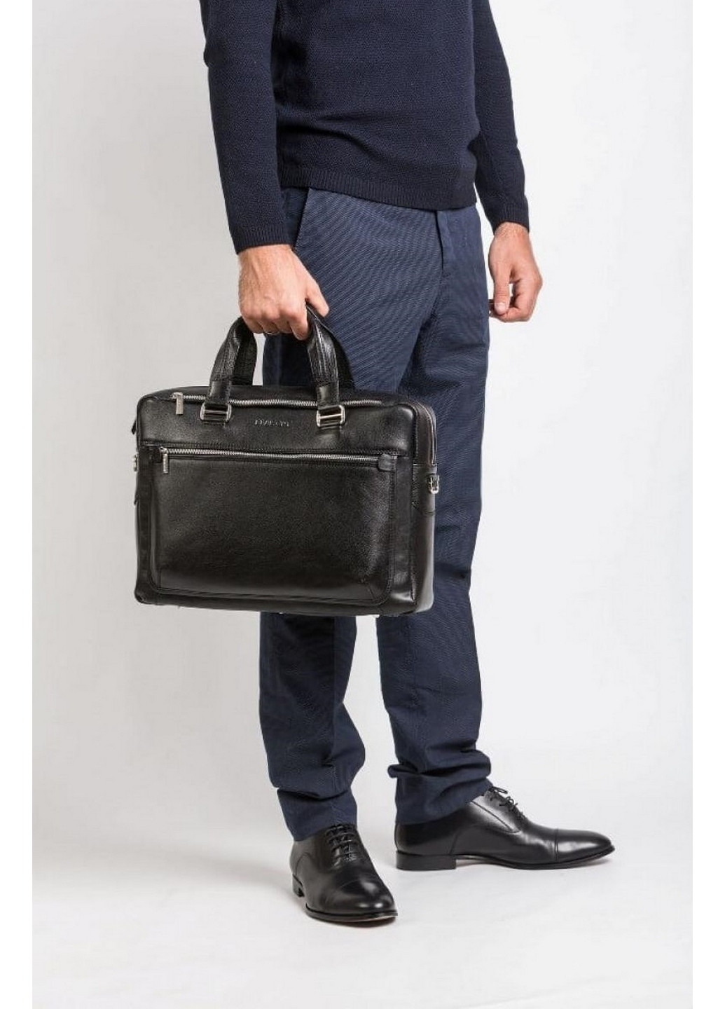 Чоловіча шкіряна сумка 40х30х9 см Newery (275075143)