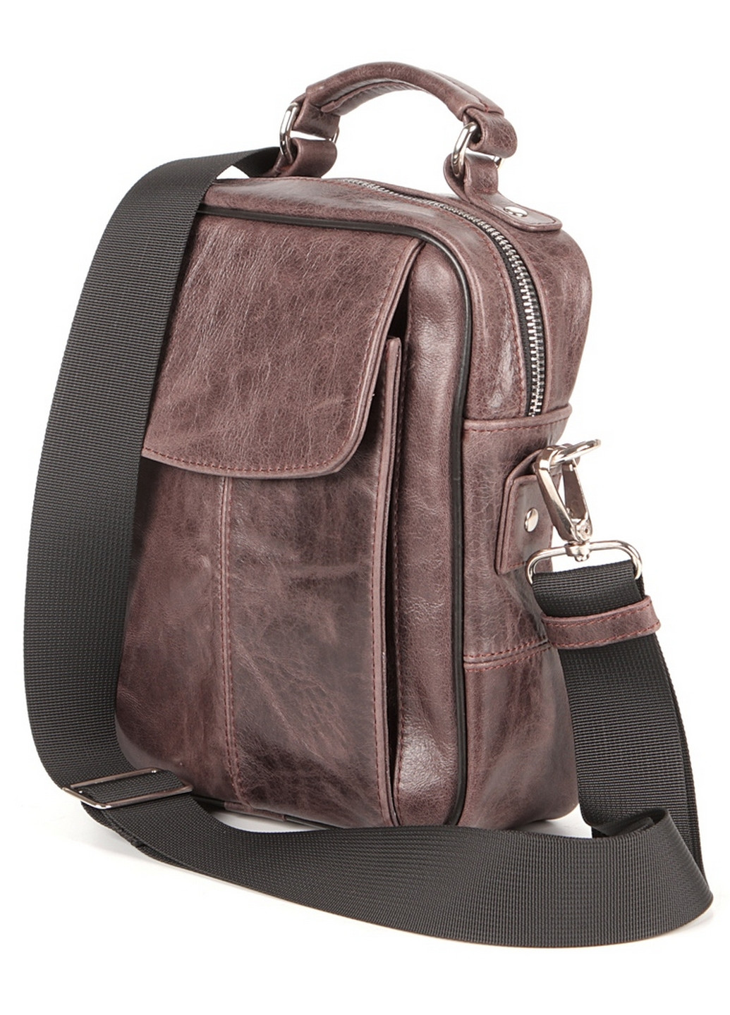 Мужская кожаная сумка 20х22,5х7 см Shvigel (275074952)