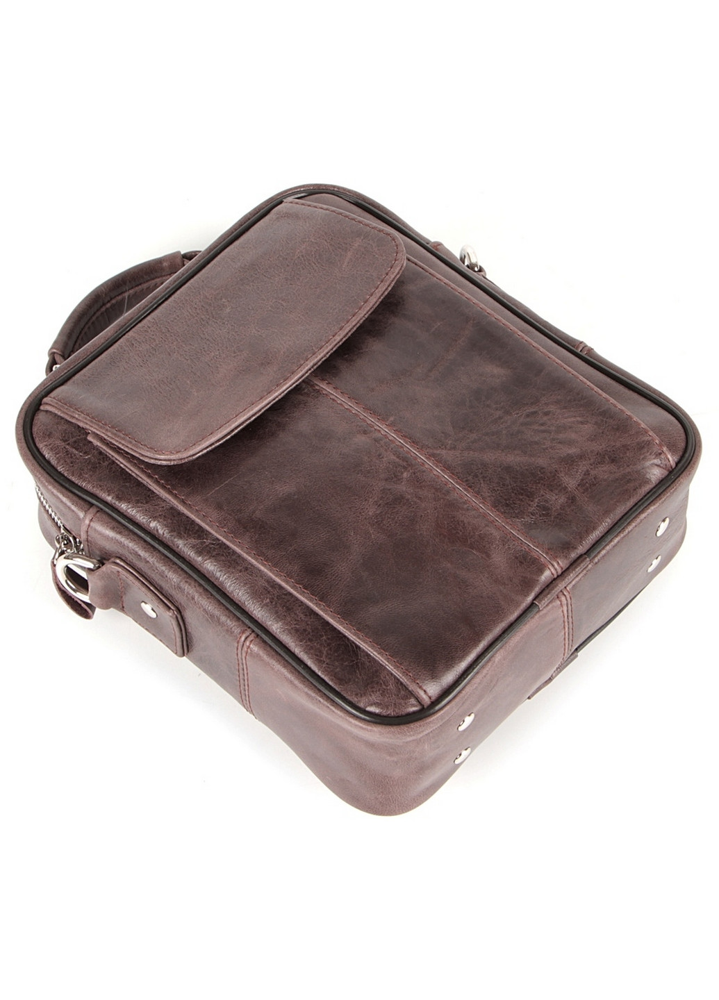 Мужская кожаная сумка 20х22,5х7 см Shvigel (275074952)