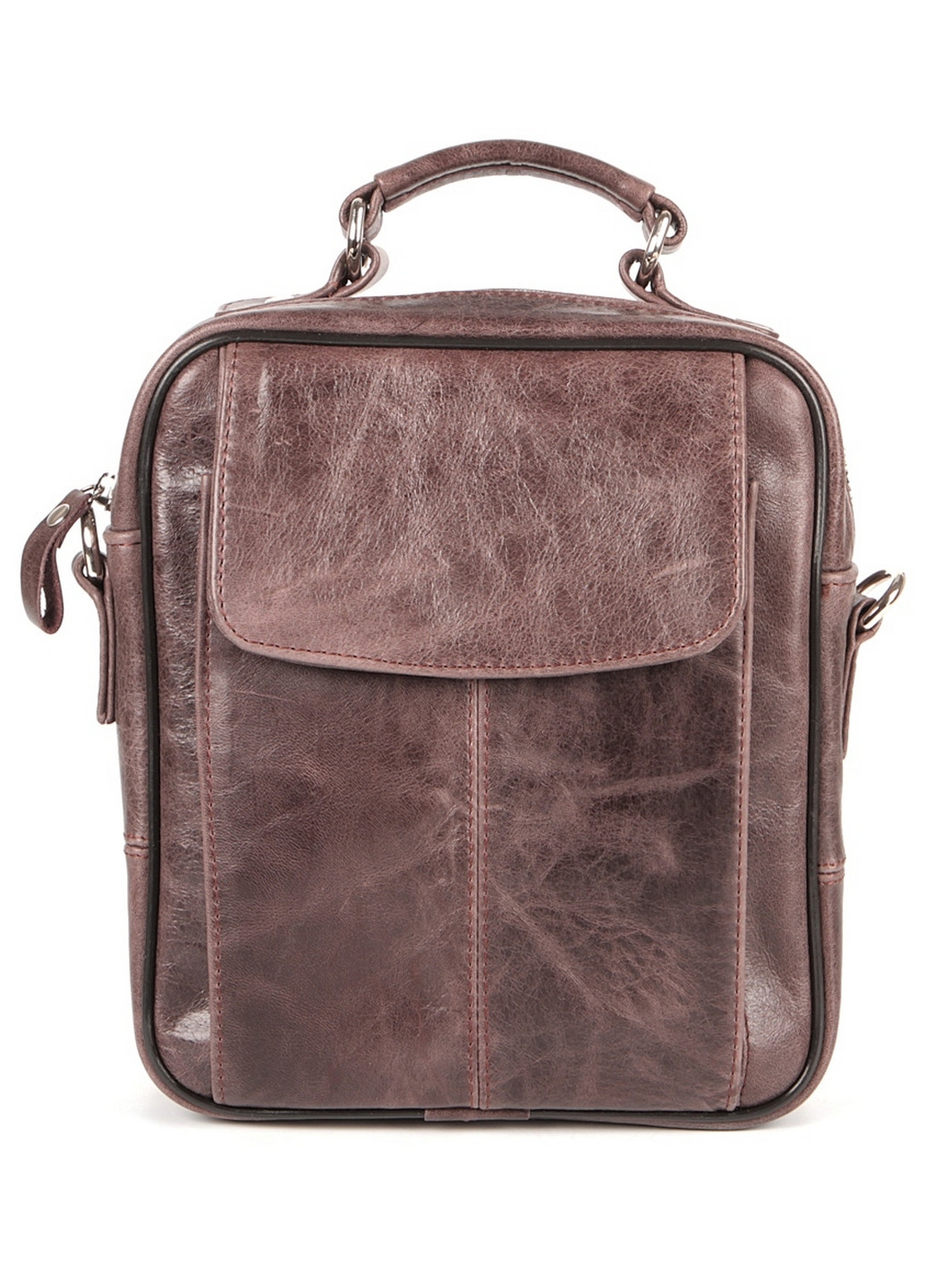 Мужская кожаная сумка 20х22,5х7 см Shvigel (275074952)