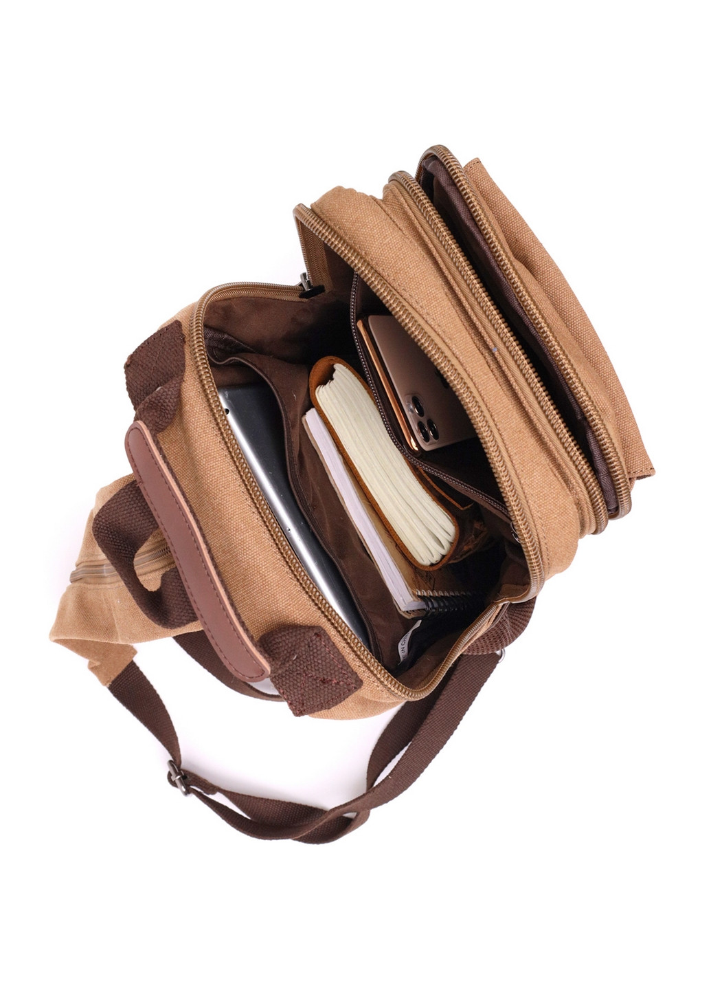 Рюкзак текстильний 21,5х34х9 см Vintage (275074445)