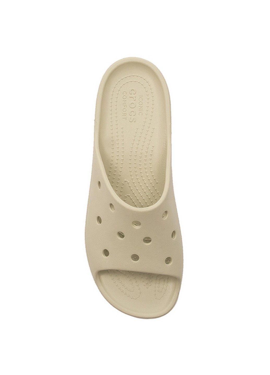 Слайди шльопанці Crocs classic platform slide bone (275095043)