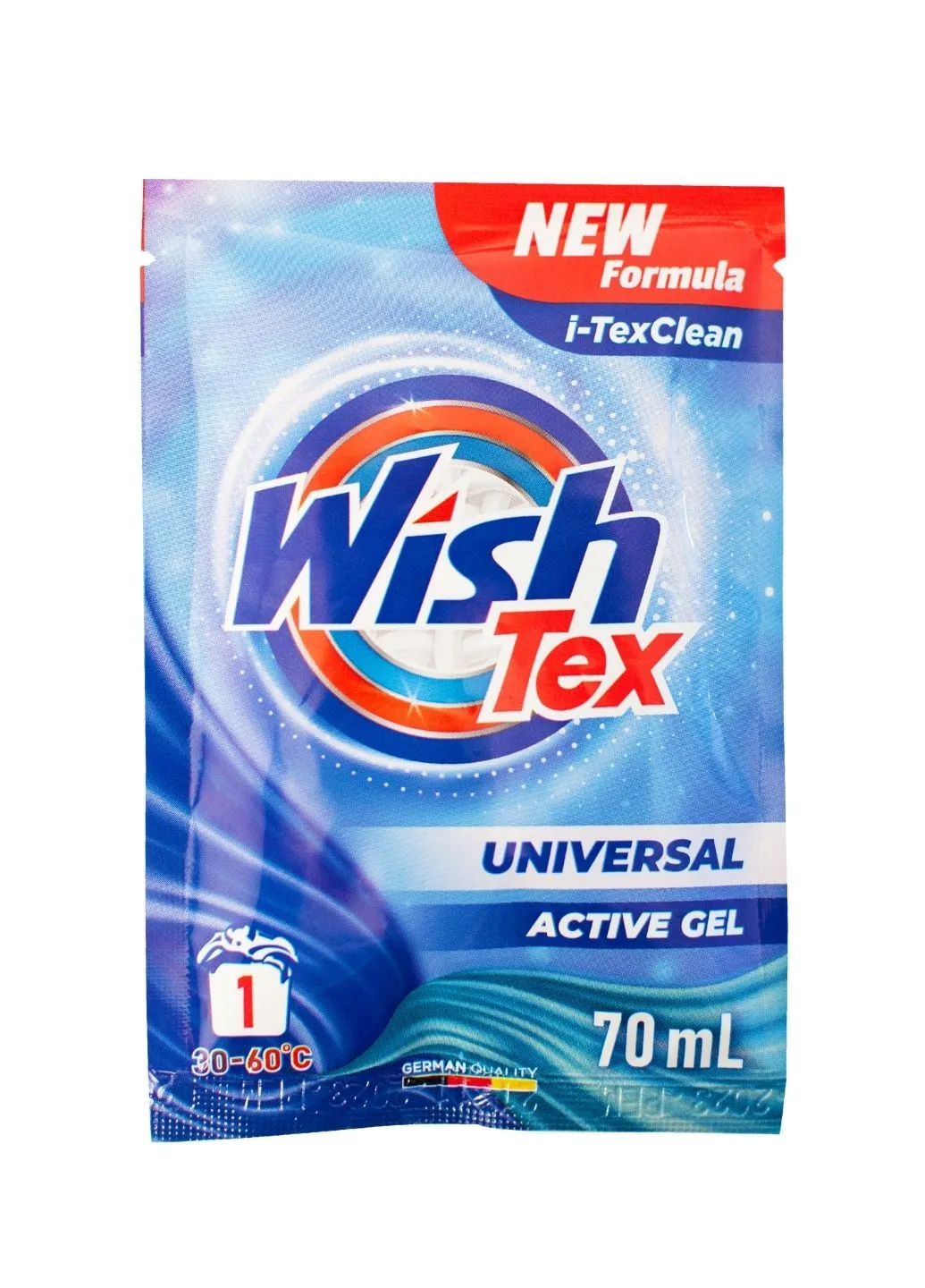 Гель для прання Universal 70 мл (1 прання) 25 штук WishTex (275138929)