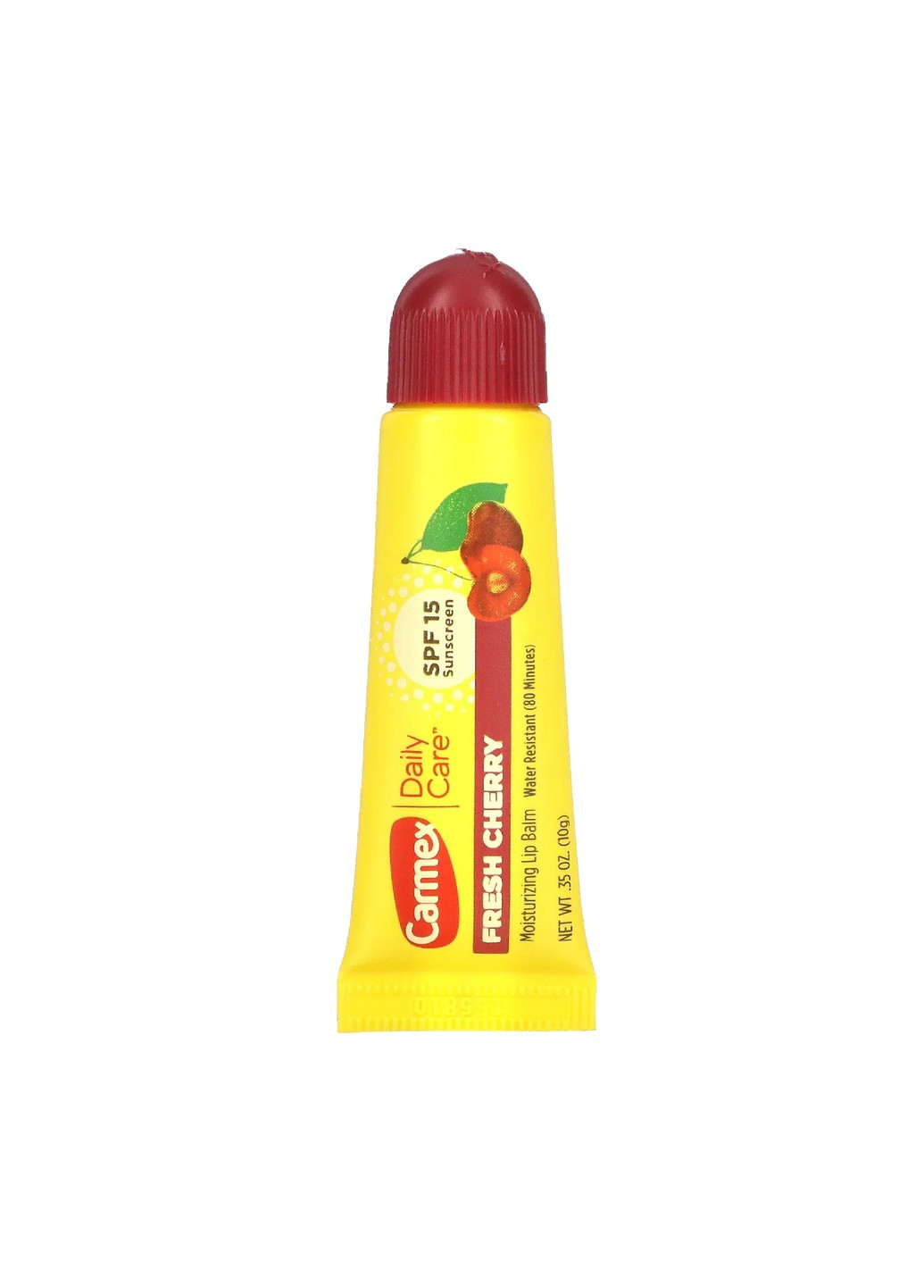 Бальзам для губ у тюбику вишня Moisturizing Lip Balm Cherry SPF 15 10 г Carmex (275271811)