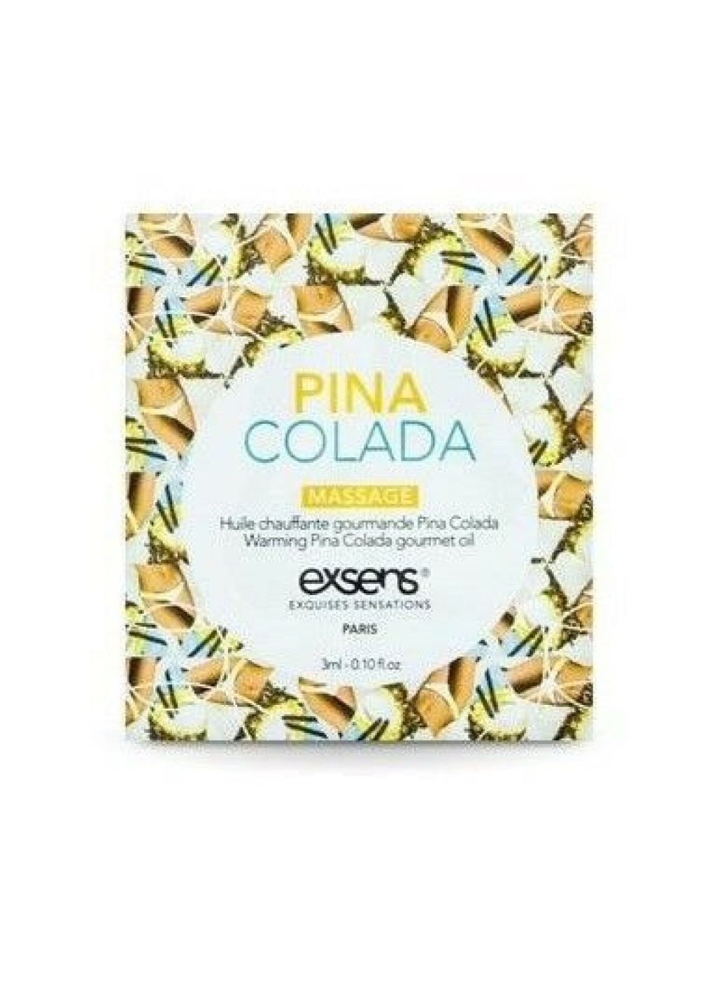 Пробник массажного масла Pina Colada 3мл Exsens (275332718)