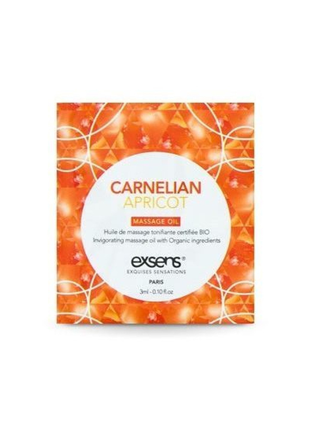 Пробник масажної олії Carnelian Apricot 3мл Exsens (275332717)