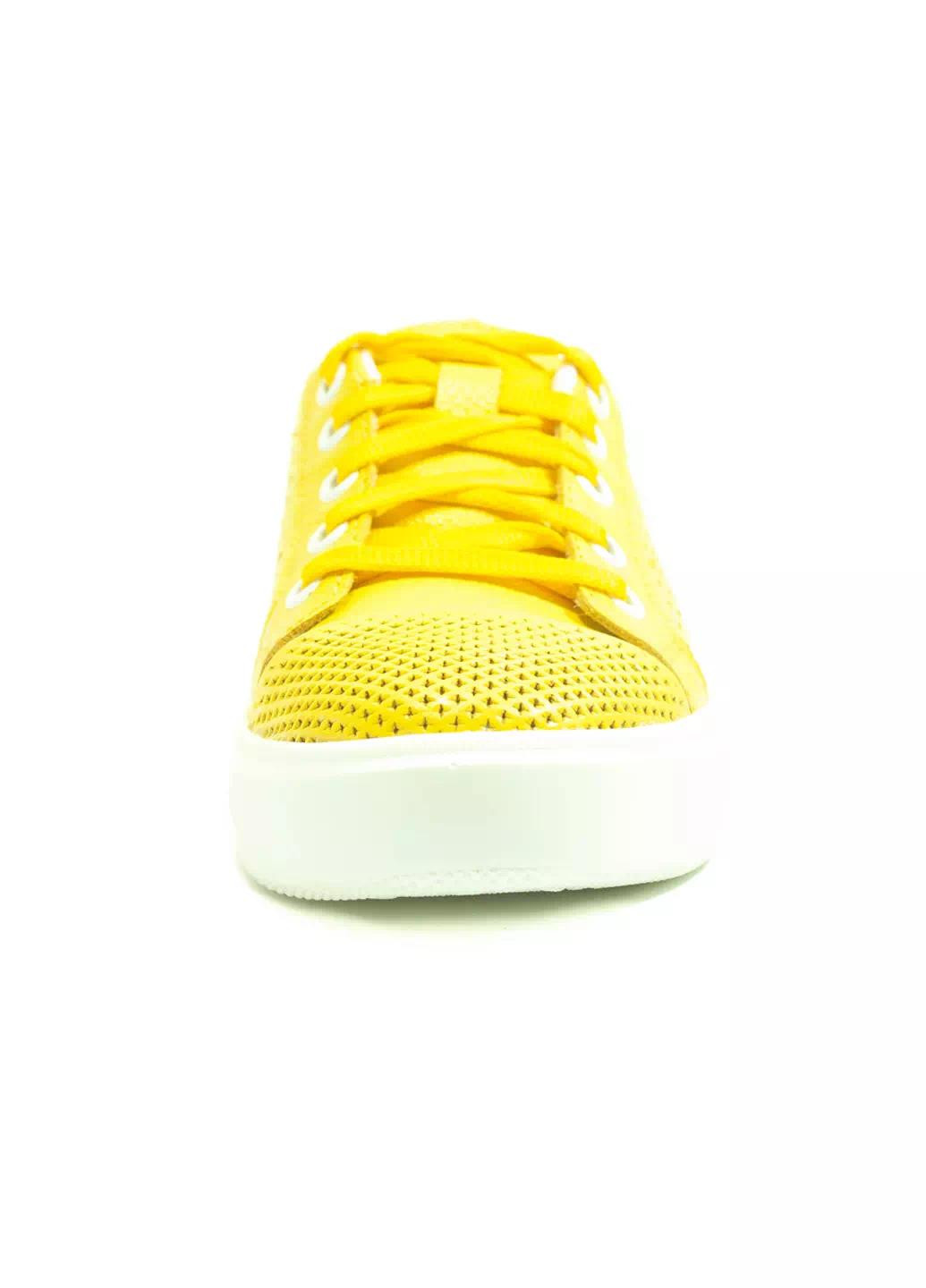 Желтые демисезонные кроссовки Mida
