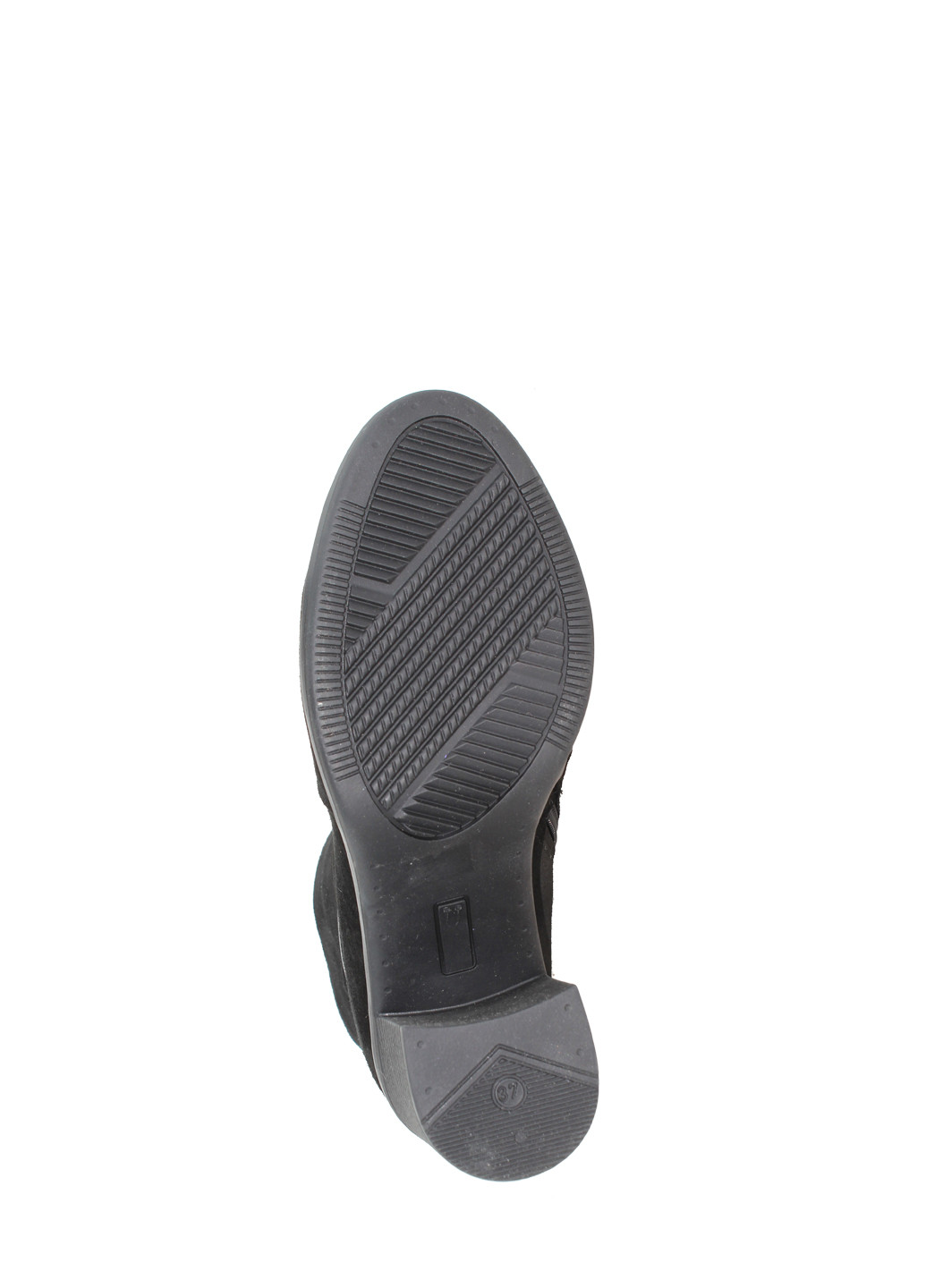Зимние ботинки az62-11 черный Alvista из натуральной замши