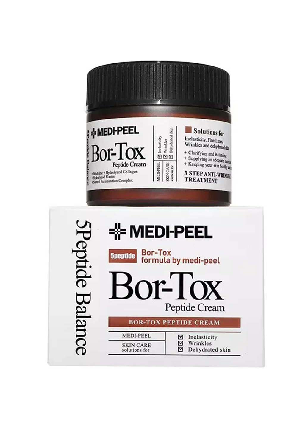 Крем против морщин с пептидным комплексом Bor-Tox Peptide Cream 50 g Medi Peel (275333688)