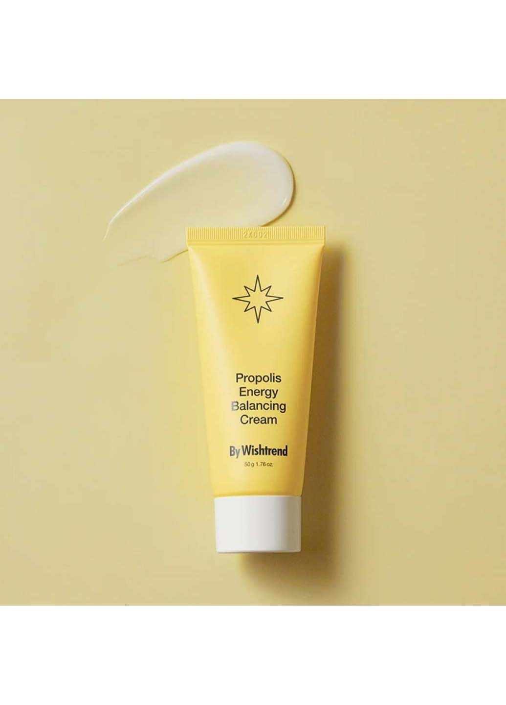 Зволожуючий крем з прополісом Propolis Energy Boosting Balancing Cream 50 г By Wishtrend (275333889)