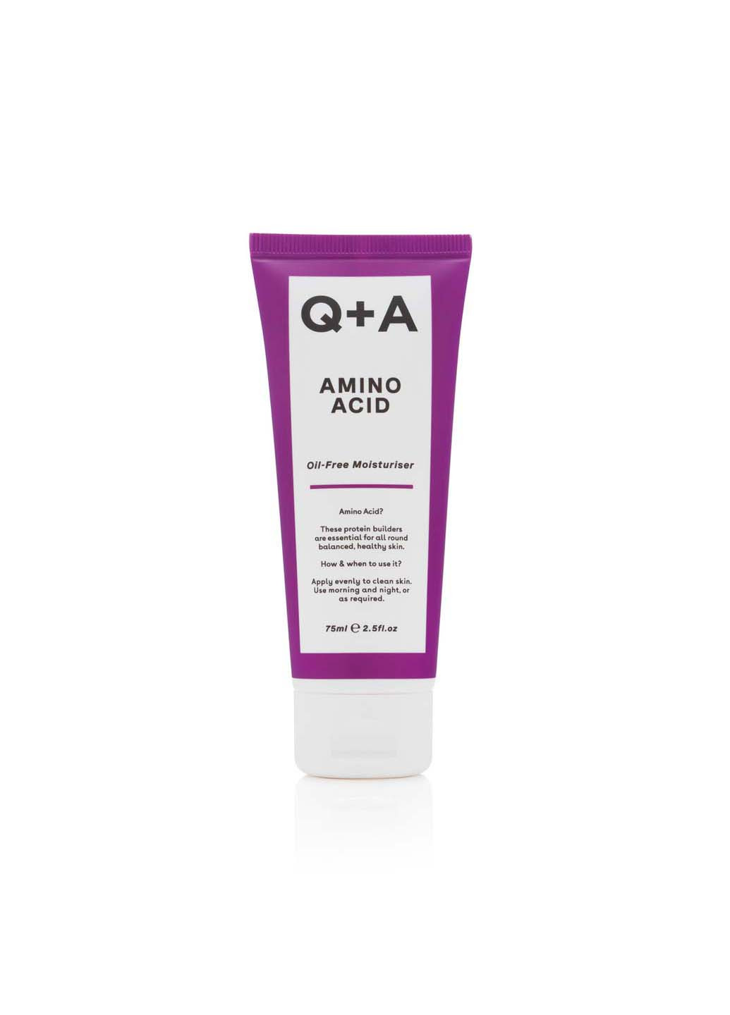 Зволожуючий крем з амінокислотами без вмісту олій для обличчя Amino Acid Oil Free Moistuiriser 75 мл Q+A (275333766)