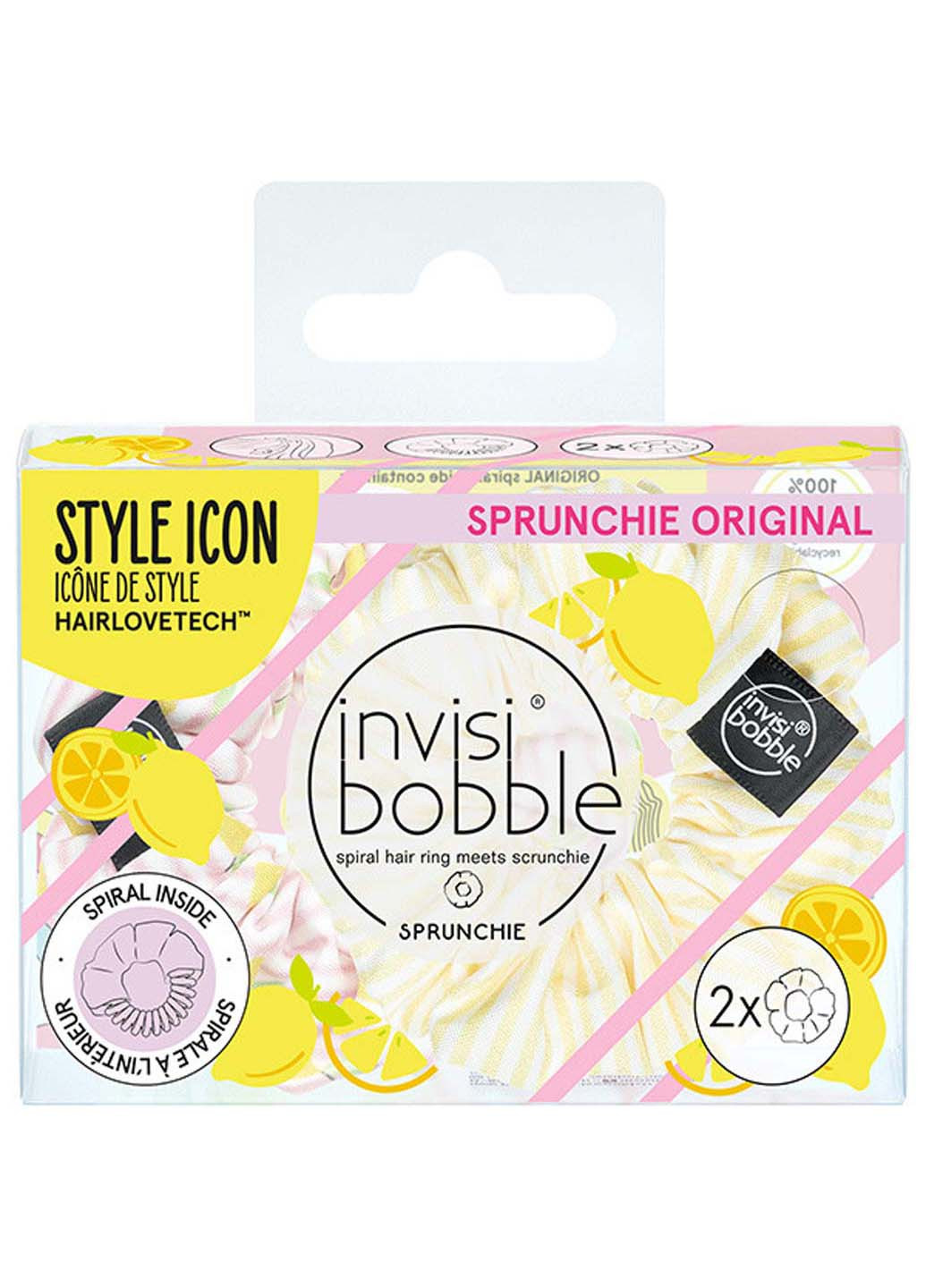 Набір резинок-браслетів для волосся Sprunchie Duo Fruit 2 шт Invisibobble (275333648)