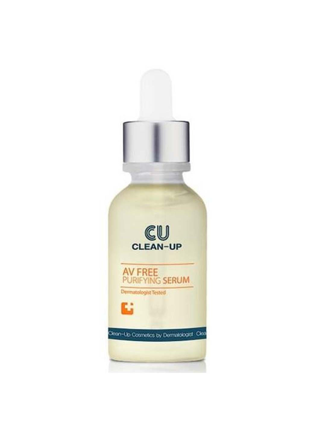 Сироватка для проблемної шкіри Clean-Up AV Free Purifying Serum 30 мл CUSKIN (275333871)