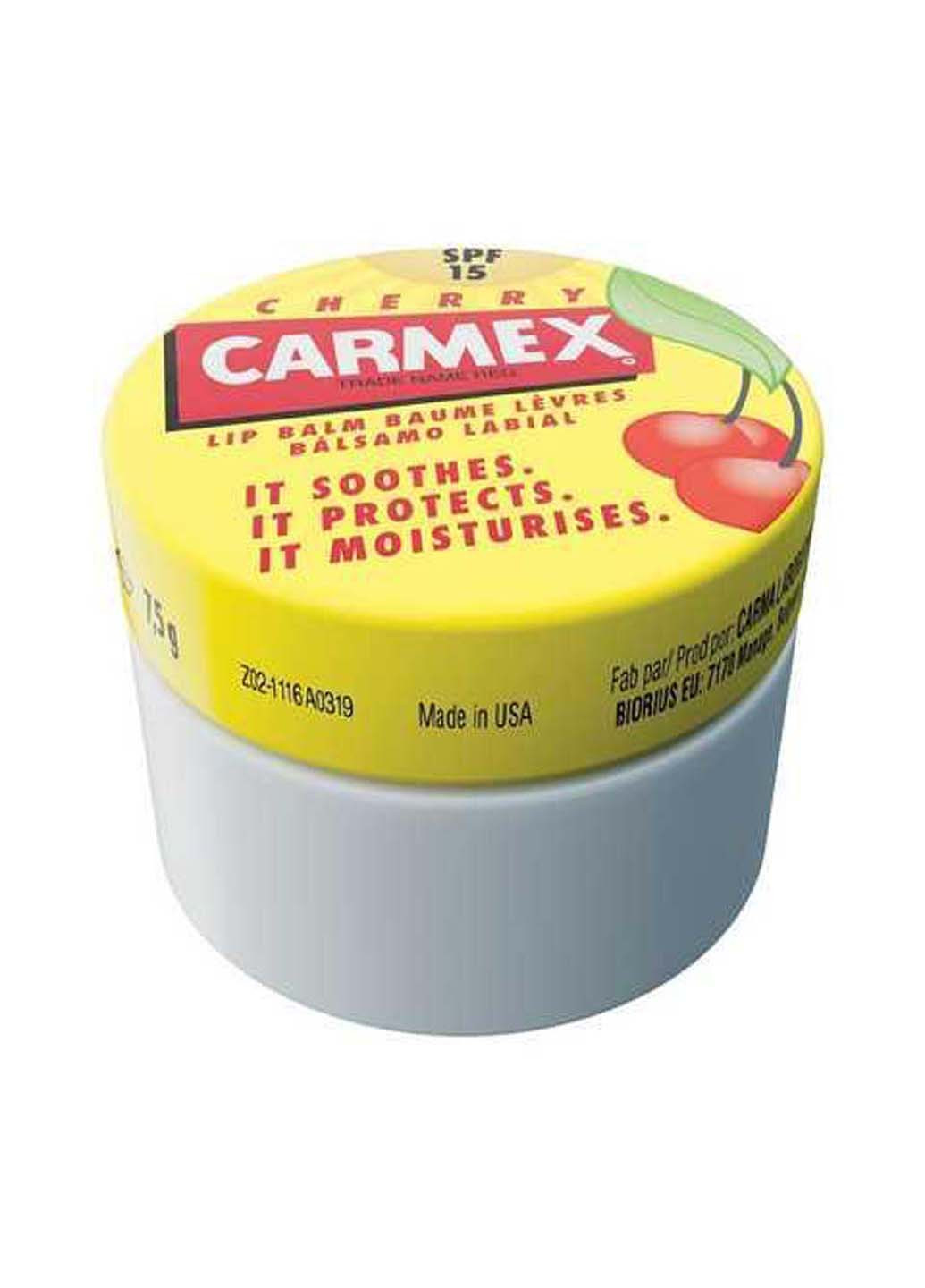 Кармекс бальзам для губ со вкусом вишни банка 7,5г Carmex (275457156)