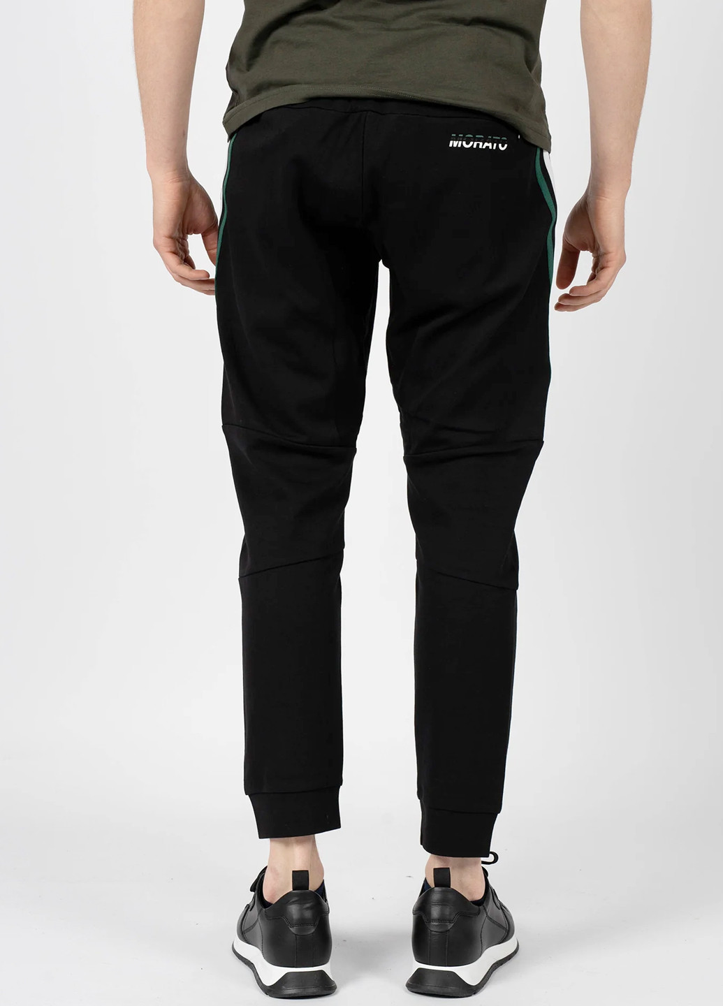 Черные кэжуал демисезонные зауженные брюки Antony Morato